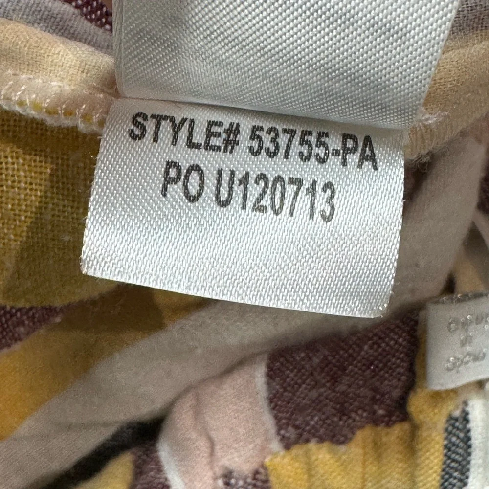 Anthropologie Seafolly Talia Striped Cropped Pants size M - Picture 7 of 11